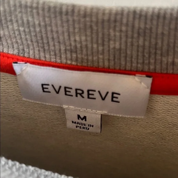 Evereve Gray and Red Sweatshirt - Picture 2 of 3